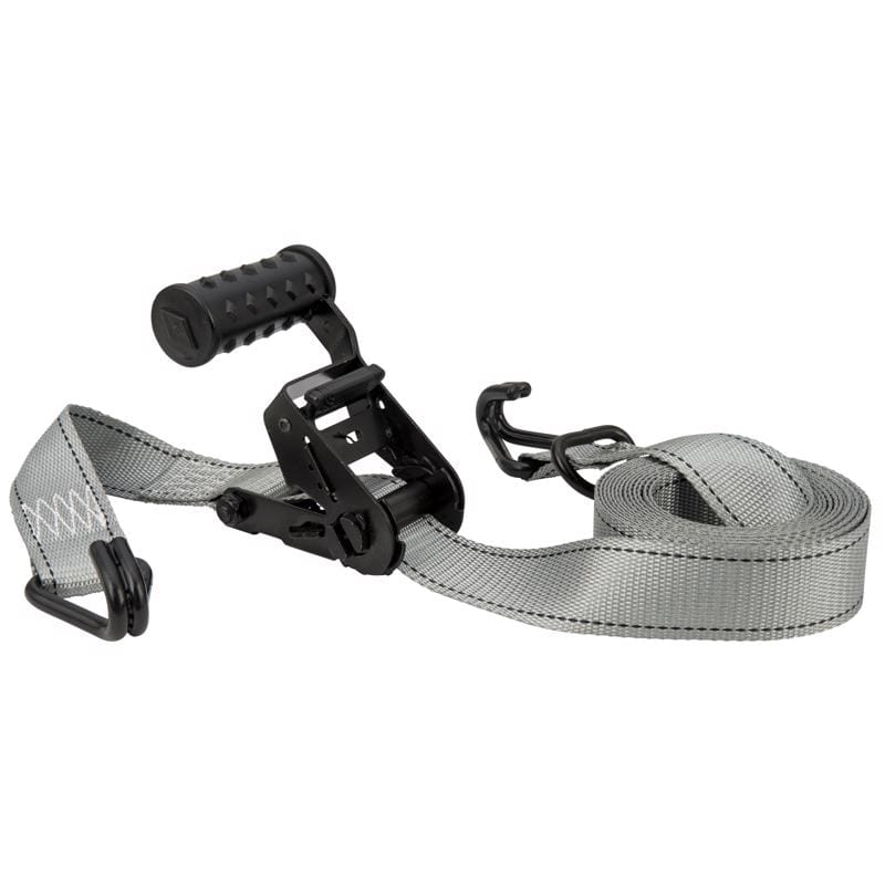 Keeper 45545 1.5 in. W X 12 ft. L Gray Ratchet Tie Down Strap 1000 lb 1 pk