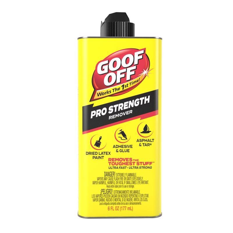 Goof Off FG661 Pro Strength Liquid Adhesive Remover 6 oz