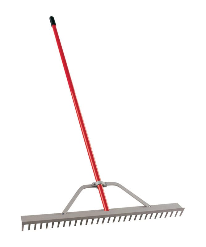 Corona RK 61053 61 in. 30 Tine Aluminum Landscape Rake Aluminum Handle