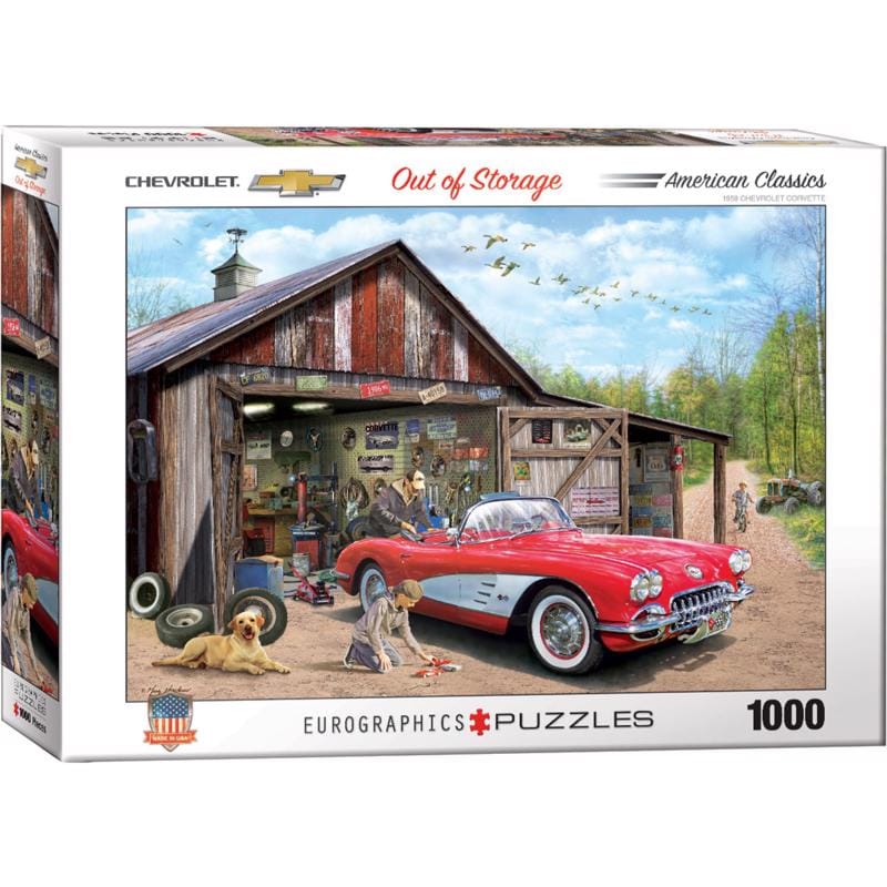 Eurographics 6000-5447 Chevrolet Out of Storage Puzzles Multicolored 1000 pc