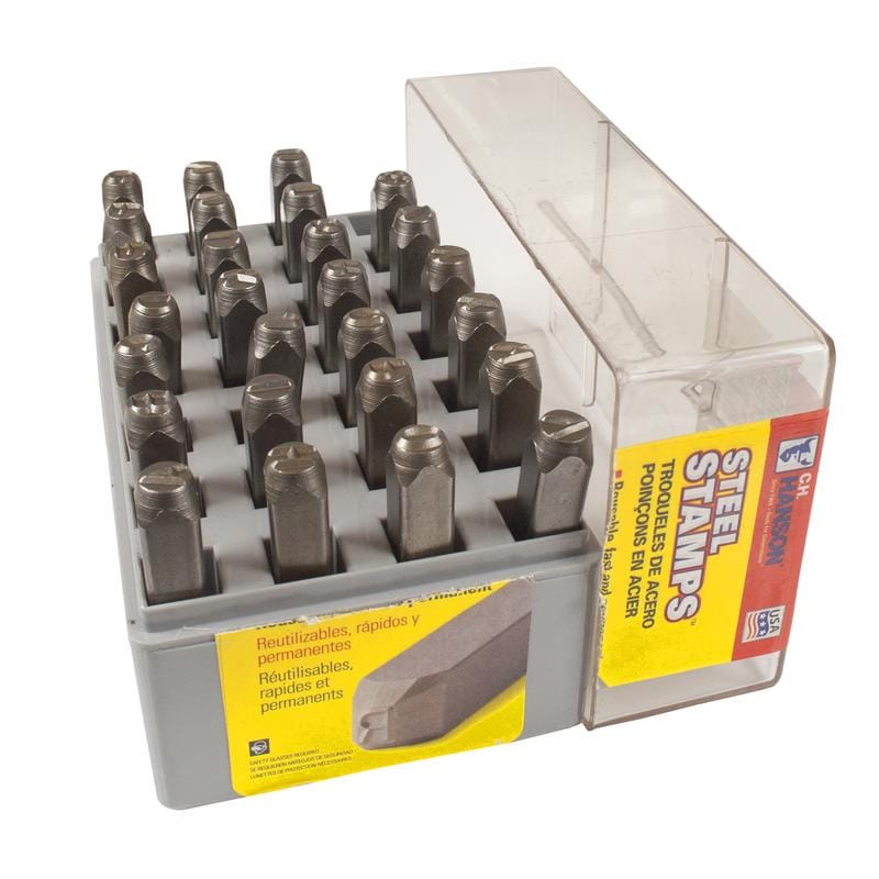 C.H. Hanson 20300 1/4 in. Letter Stamp Set 27 pc