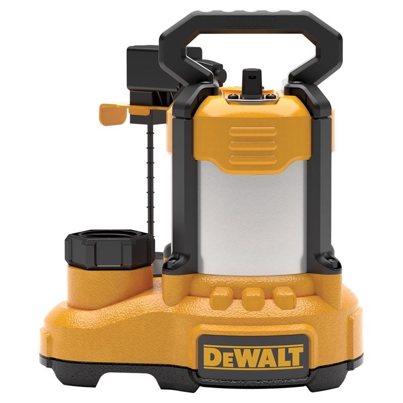 DeWalt DXWP62383 1/3 HP 4500 gph Stainless Steel Vertical Float Switch AC Submersible Sump Pump 10 ft
