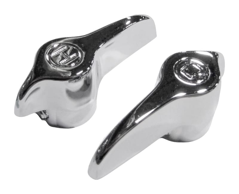 Plumb Pak PP805-111 Chrome Bathroom and Kitchen Faucet Handles