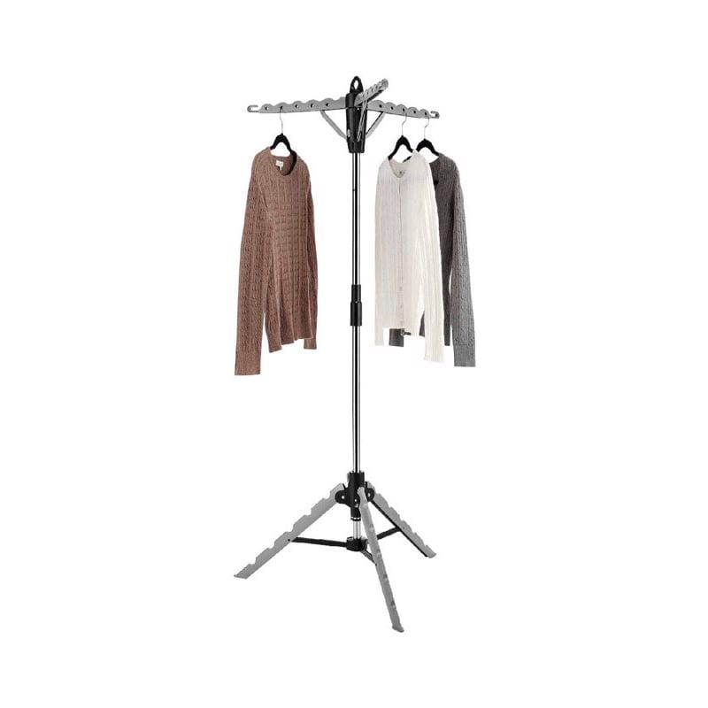 Whitmor 6036-3870 64.5 in. H X 28 in. W X 28 in. D Stainless Steel Tripod Collapsible Clothes Drying Rack