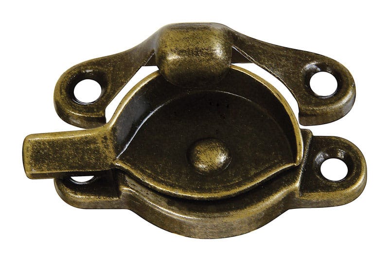 National Hardware N148-809 Antique Brass Bronze Die-Cast Zinc Sash Lock 1 pk