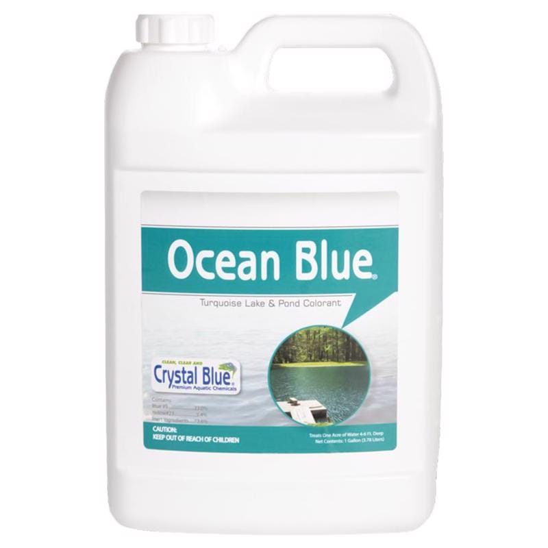 Crystal Blue 00112 Ocean Blue Lake and Pond Colorant 1 gal