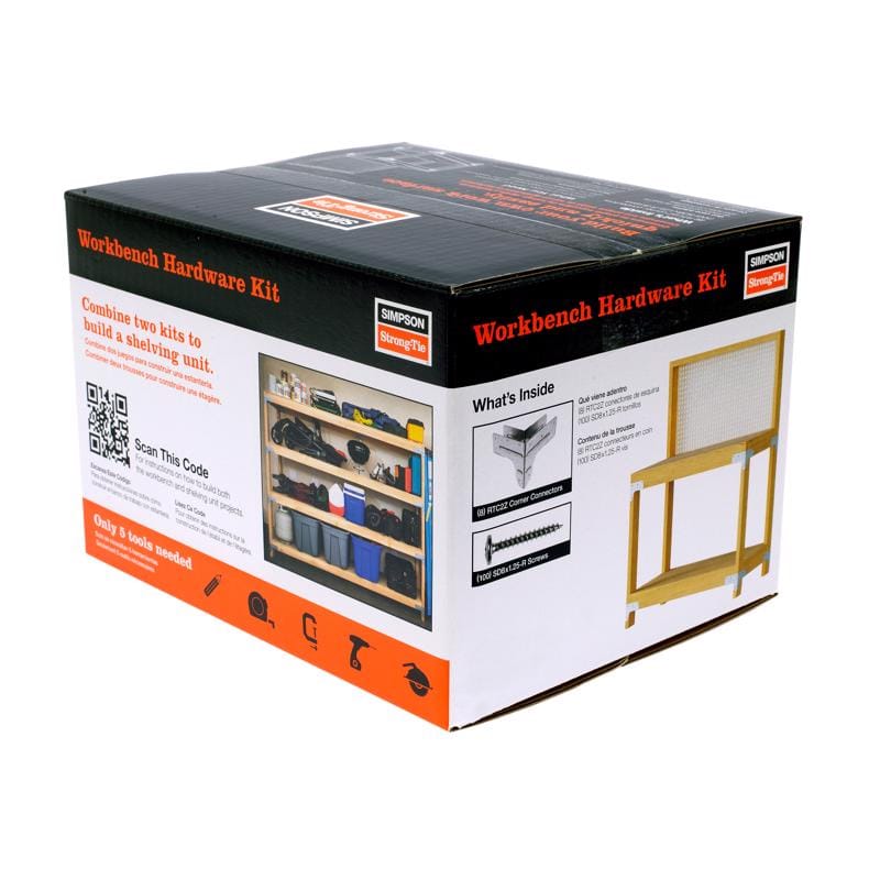 Simpson Strong-Tie WBSK 6.5 in. H X 8 in. W 18 speed Galvanized Steel Shelf Hardware Kit