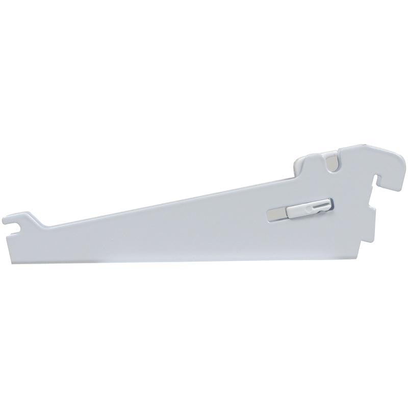 Rubbermaid FG3R18FTWHT FastTrack White Steel Shoe Bracket 7-1/8 in. L