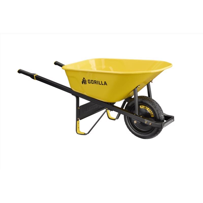 Gorilla GS-6 Steel Wheelbarrow 6 ft