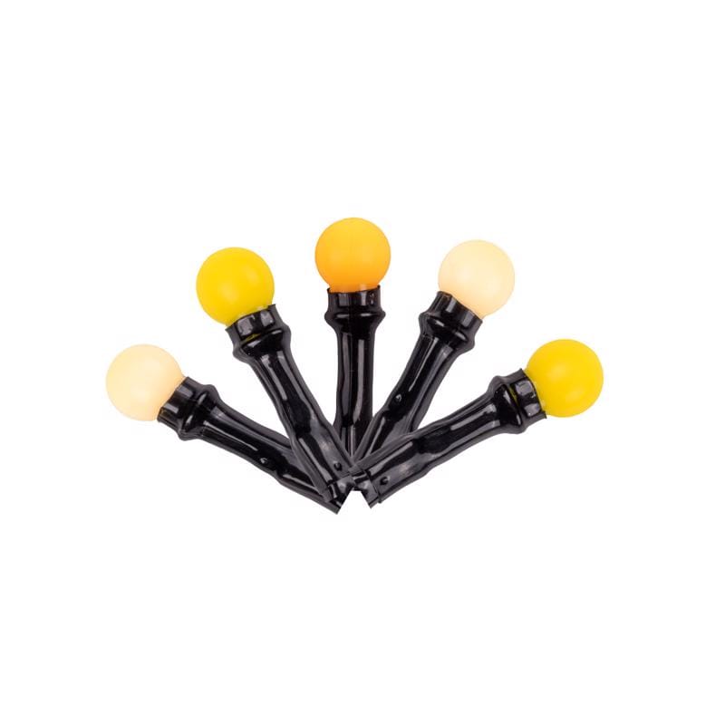 Celebrations 21-04005A Orange 37 ct LED Candycorn Gumball String Lights