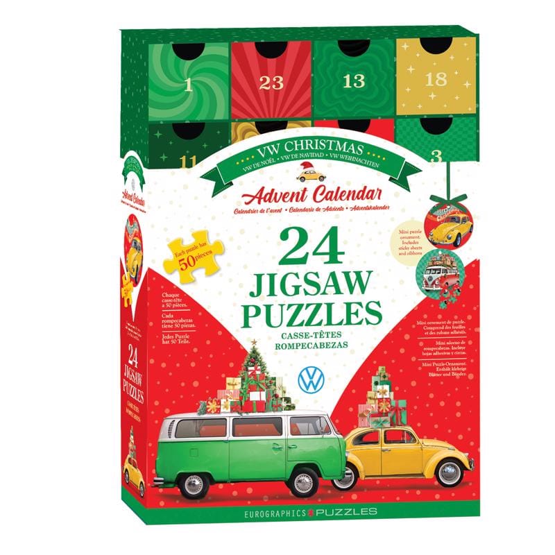 Eurographics 8924-6062 VW Christmas - Advent Calendar Puzzles 1200 pc