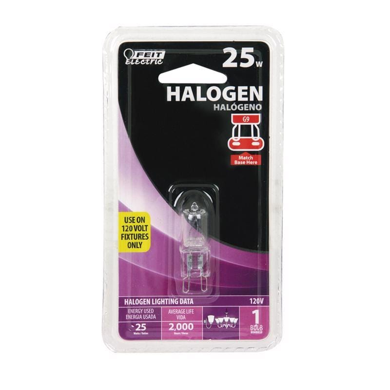 Feit BPQ25/G9/RP 25 W T4 Tubular Halogen Bulb 230 lm Warm White 1 pk