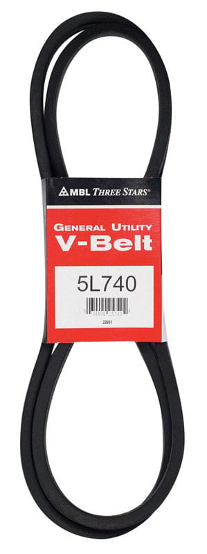 Mitsuboshi 5L740A FHP General Utility V-Belt 0.63 in. W X 74 in. L For Fractional Horsepower Motors