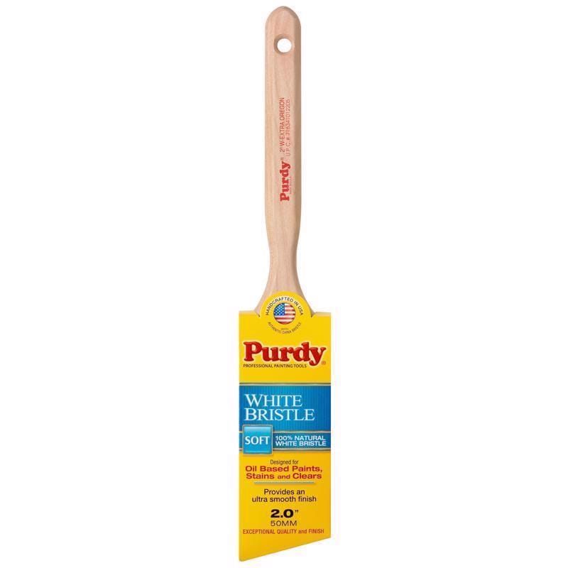 Purdy 145116420 White Bristle Extra Oregon 2 in. Soft Angle Trim Paint Brush