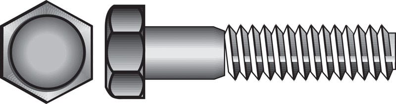 Hillman 190516 3/4 in. D X 4 in. L Zinc Plated Steel Hex Bolt 20 pk