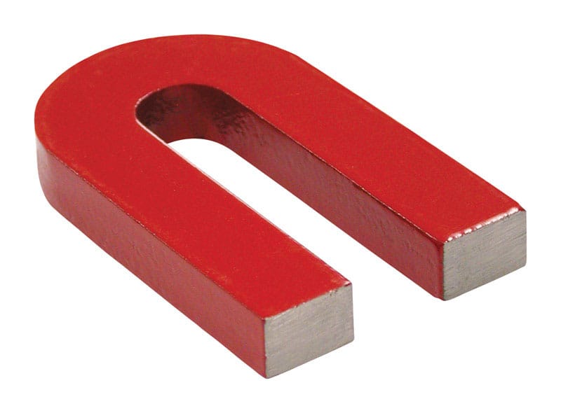 Magnet Source 07225 2.375 in. L X 1.187 in. W Red Horseshoe Magnet 3 lb. pull 1 pc