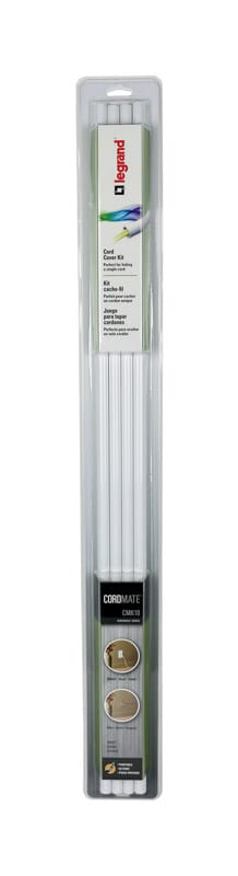 Legrand CMK10 Cordmate 3/8 in. D X 120 in. L Cord Cover 1 pk