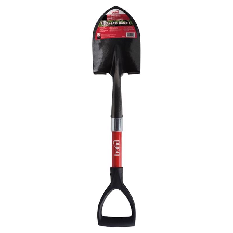 Bond LH015 27 in. Steel Round Utility Shovel Fiberglass Handle