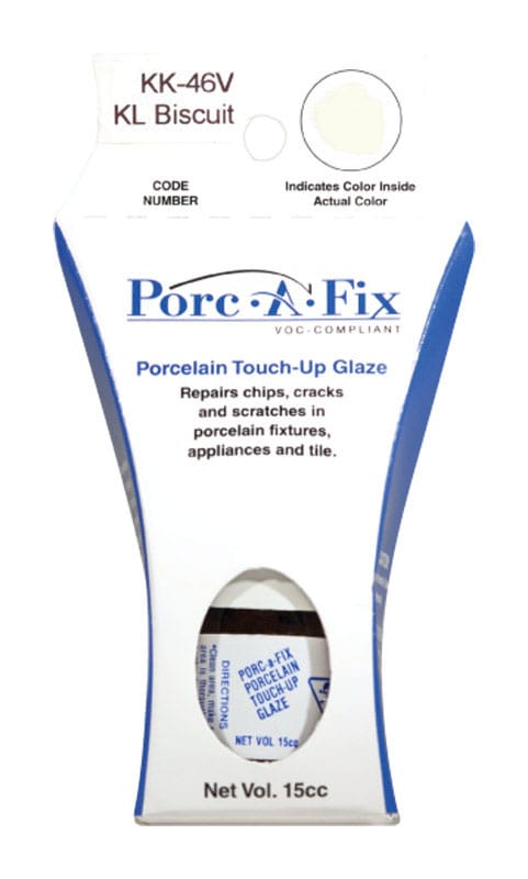 Porc-A-Fix KK-46V Porcelain Kohler Biscuit Touch-Up Glaze 15 cc