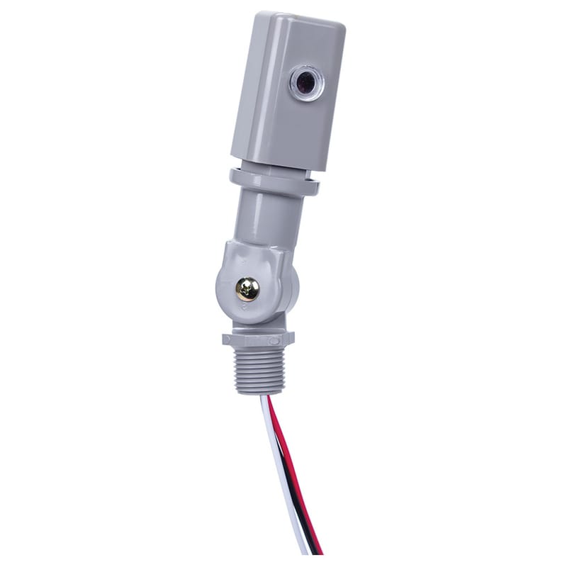 Intermatic EK4236SD89 NightFox Gray Photoelectric Stem and Swivel Mount Light Control 1 pk