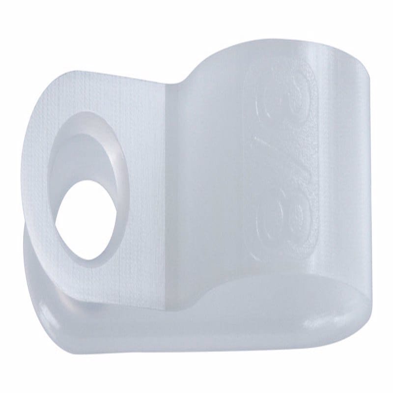Jandorf 61468 3/8 in. D Nylon Cable Clamp 5 pk