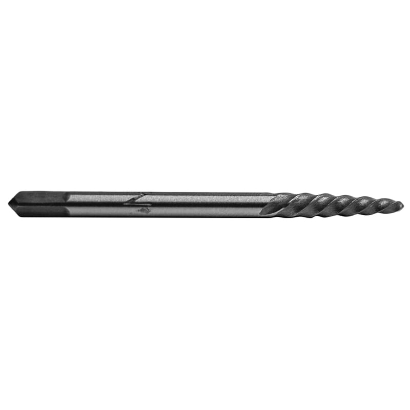 Century Drill & Tool 73401 4 in. Alloy Steel Spiral Screw Extractor 4 in. 1 pc