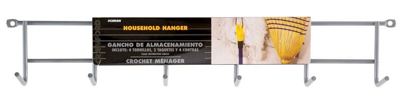 Crawford CM16H 2-1/8 in. H X 2 in. W X 16 in. D Silver Epoxy Hang Rail