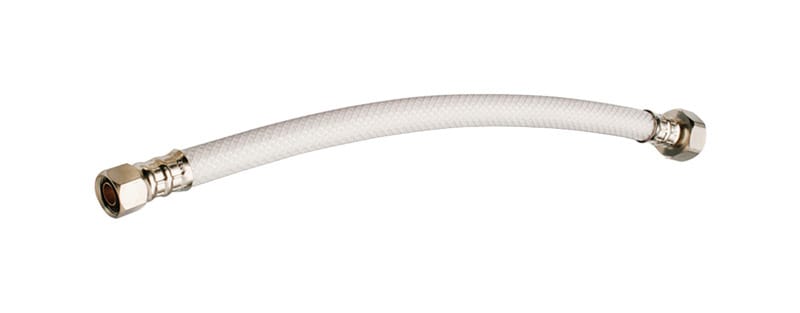 Plumb Pak PP23861 EZ 3/8 in. Compression X 1/2 in. D FIP 16 in. Vinyl Faucet Supply Line