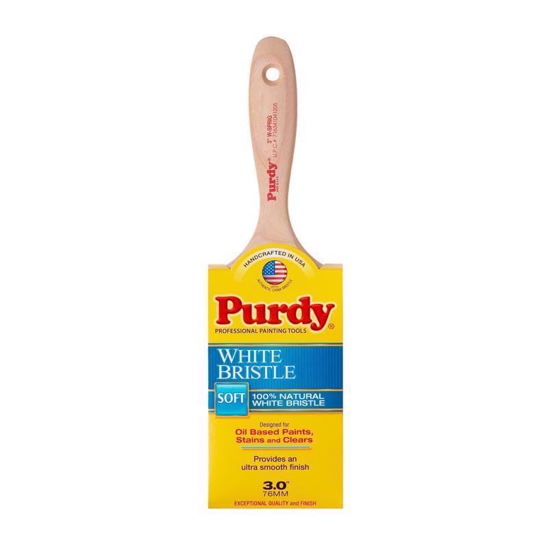 Purdy 145380430 White Bristle Sprig 3 in. Soft Flat Trim Paint Brush