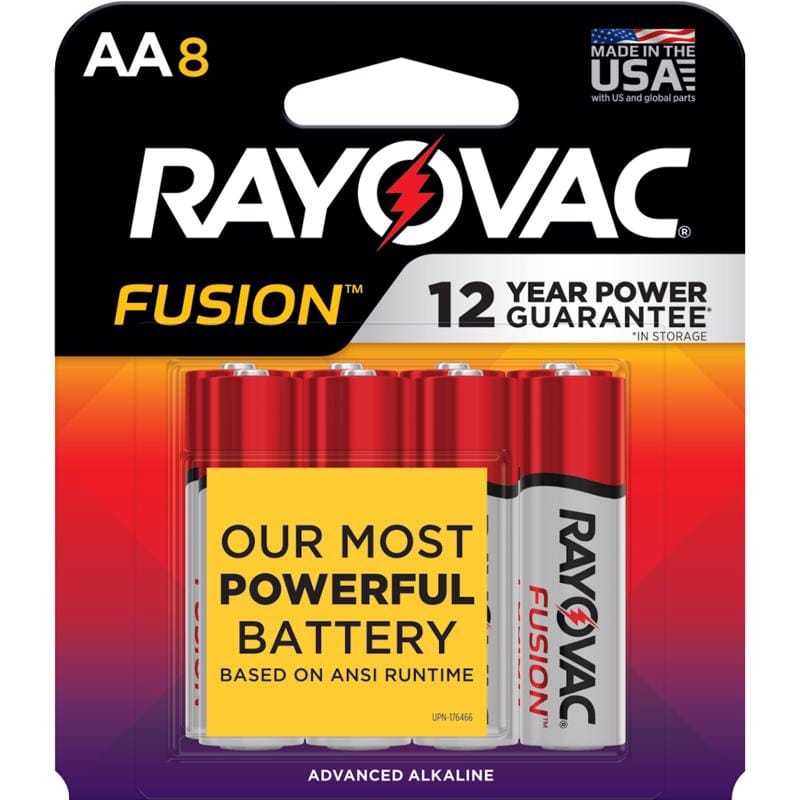 Energizer 815-8TFUSK Battery Alkaline Aa 8Pk