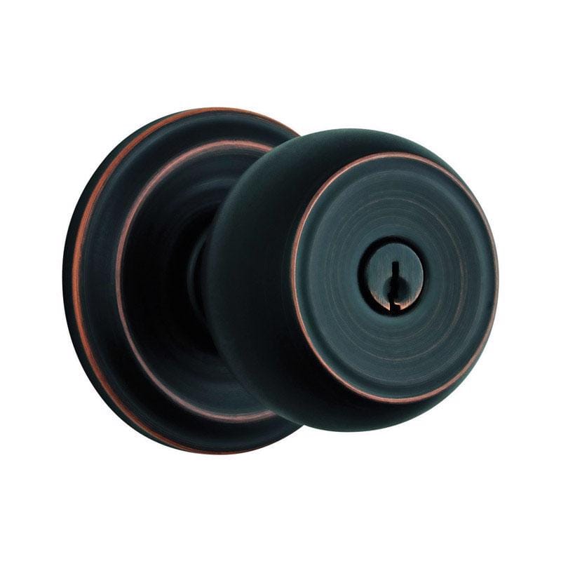 Brinks 23001-150 Push Pull Rotate Stafford Oil Rubbed Bronze Entry Knob KW1 1.75 in.