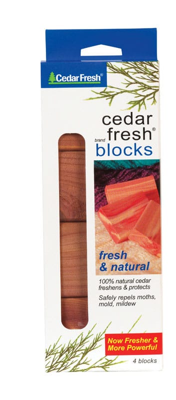 Household Essentials 30203 Cedar Fresh Natural Cedar Scent Odor Eliminator 2.75 in. Wood
