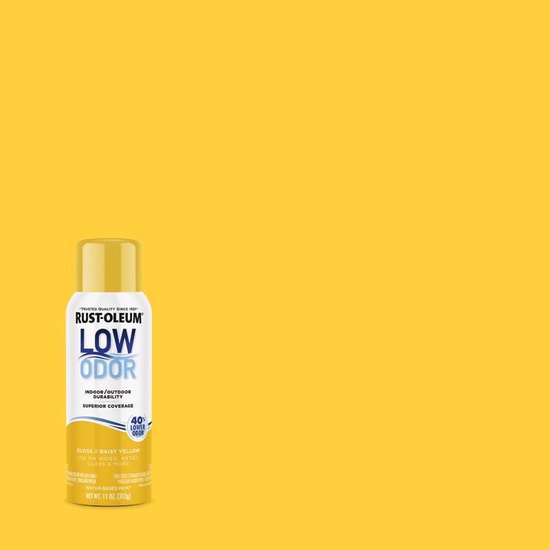 Rust-Oleum 388269 Low Odor Gloss Daisy Yellow Spray Paint 11 oz
