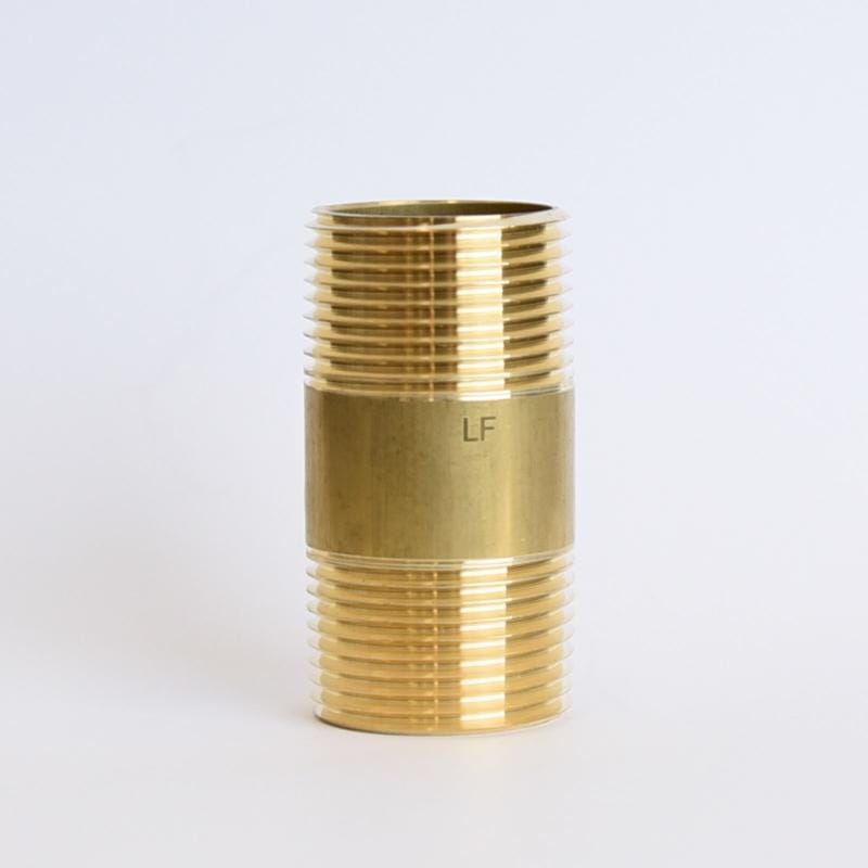Atc 6JC126300201057 1 in. MPT X 1 in. D MPT Yellow Brass Nipple 2-1/2 in. L