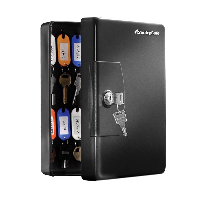 Sentry Safe KB25ENGHRO Black Steel Key Cabinet 10 in. 7.7 in. 3.7 in.