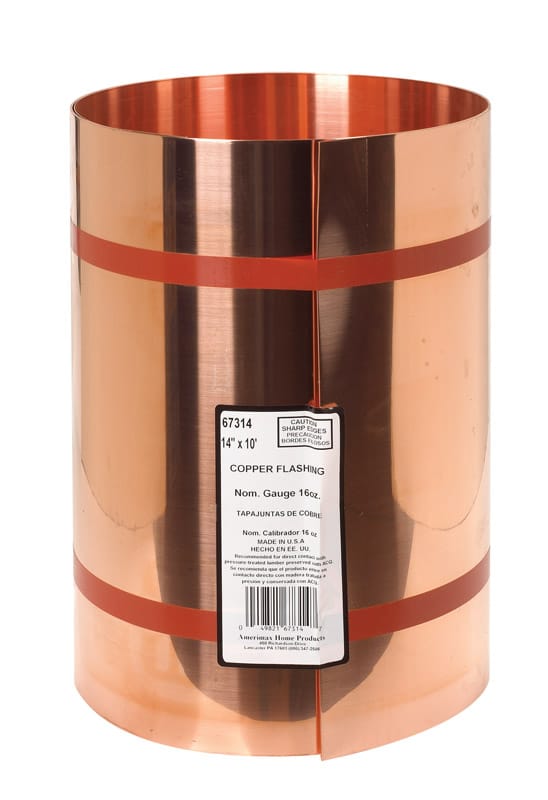Amerimax 67314 14 in. W X 10 ft. L Copper Valley Flashing