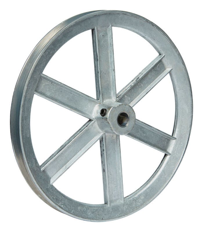 Chicago Die Cast 800A7 8 in. D X 3/4 in. D Zinc Single V-Grooved Pulley