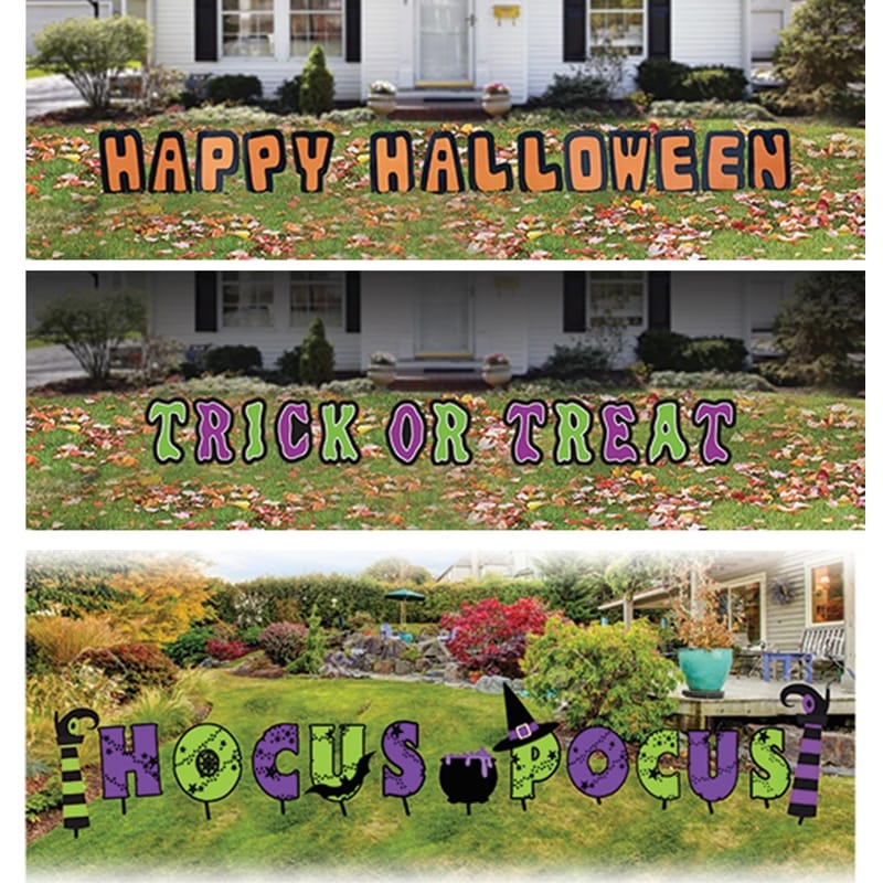 Fun World 91558 17.5 in. Yard Sign Halloween Decor