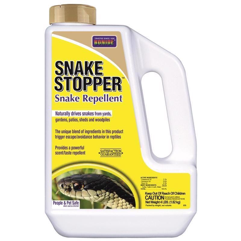 Bonide 8754 Snake Stopper Animal Repellent Granules For Snakes 4 lb