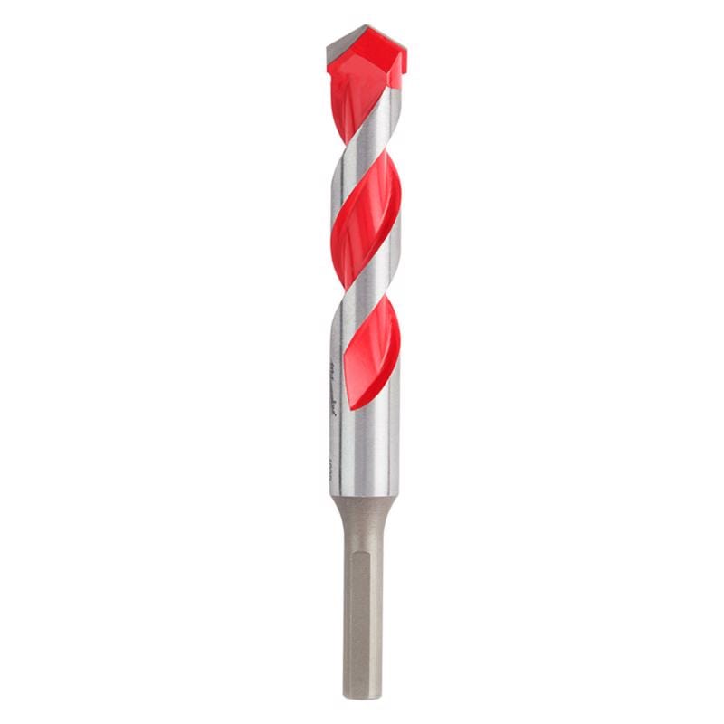 Milwaukee 48-20-9045 Shockwave 3/4 in. X 6 in. L Carbide Hammer Drill Bit 3-Flat Shank 1 pk