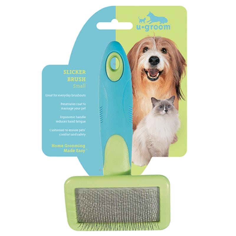 Ugroom US7352 14 Blue Cat/Dog Slicker Brush 1 pk