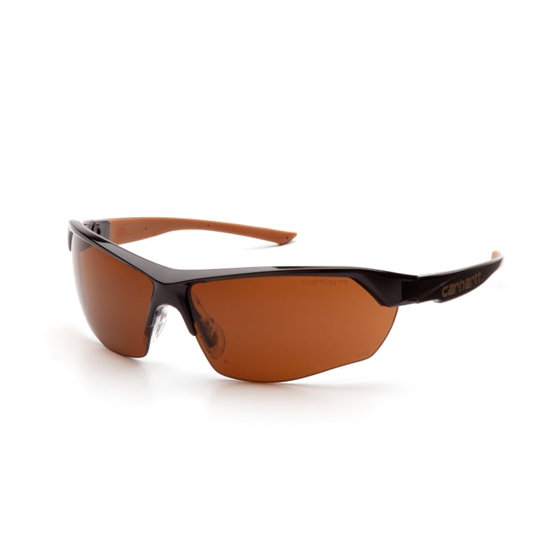 Carhartt CHB1118DT Braswell Anti-Fog Safety Glasses Bronze Lens Black Frame 1 pc