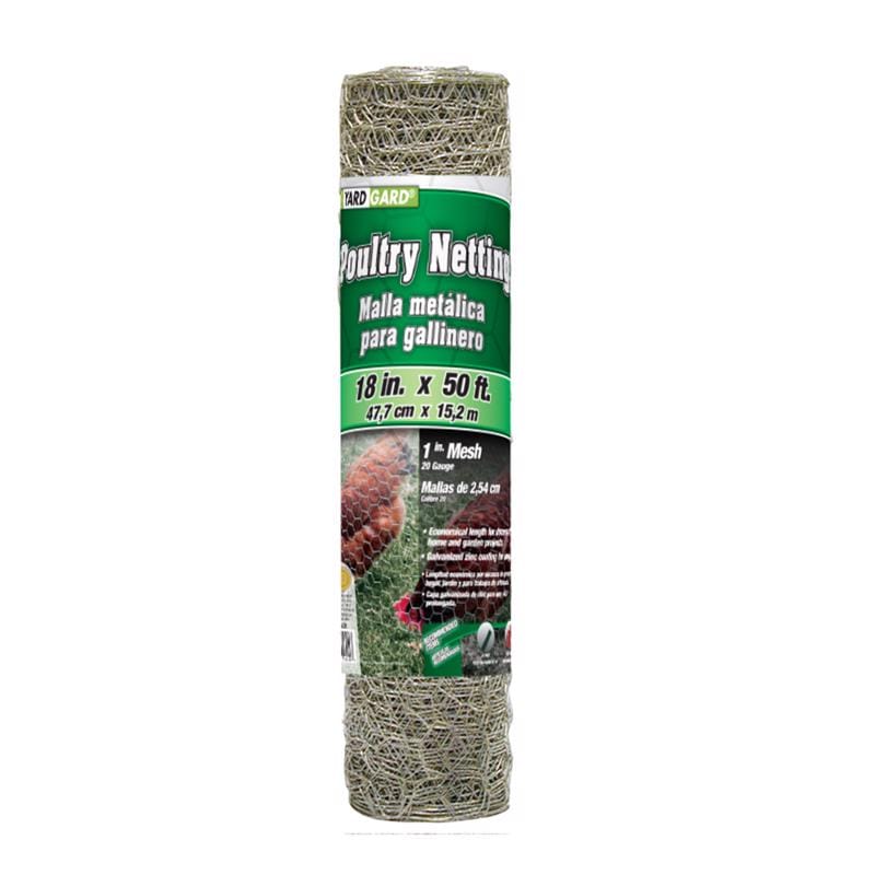Yardgard 308402B 18 in. H X 50 ft. L Galvanized Steel Fencing 1 in. X 1 in. in.