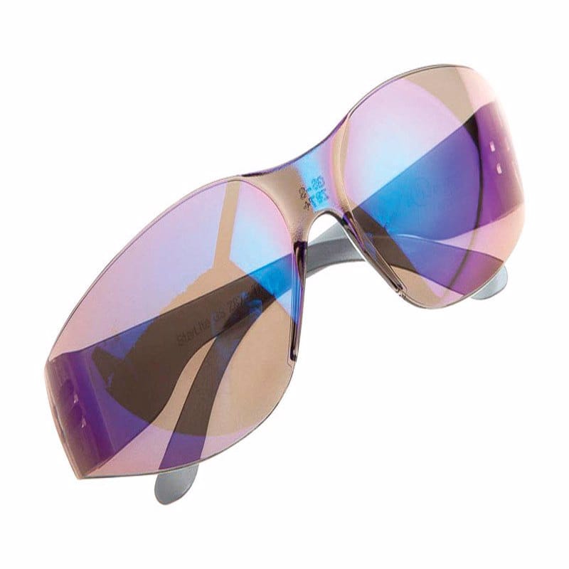 Forney 55338 Starlite Compact Safety Glasses Blue Mirror Lens 1 pc