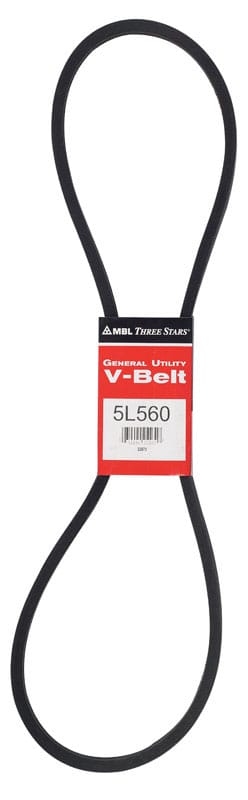 Mitsuboshi 5L560A FHP General Utility V-Belt 0.63 in. W X 56 in. L For Fractional Horsepower Motors