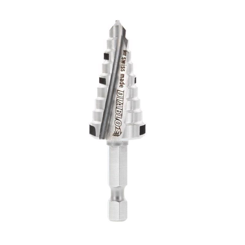 Diablo DSD0750S09 3/4 in. X 2-19/32 in. L Metal Impact Step Drill Bit Hex Shank 1 pk