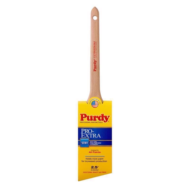 Purdy 144080725 Pro-Extra Dale 2-1/2 in. Stiff Angle Trim Paint Brush