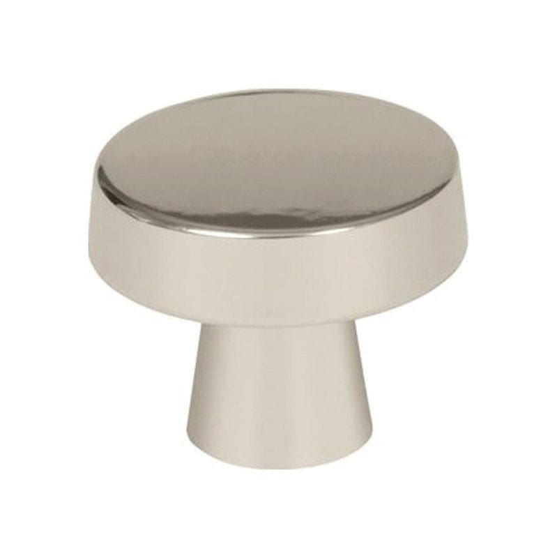 Amerock 2000607 Blackrock Round Cabinet Knob 1-5/16 in. D 1-1/16 in. Polished Nickel 1 pk