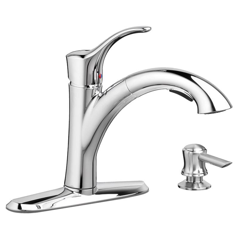 American Standard 9015101.002 Mesa One Handle Chrome Pull-Out Kitchen Faucet