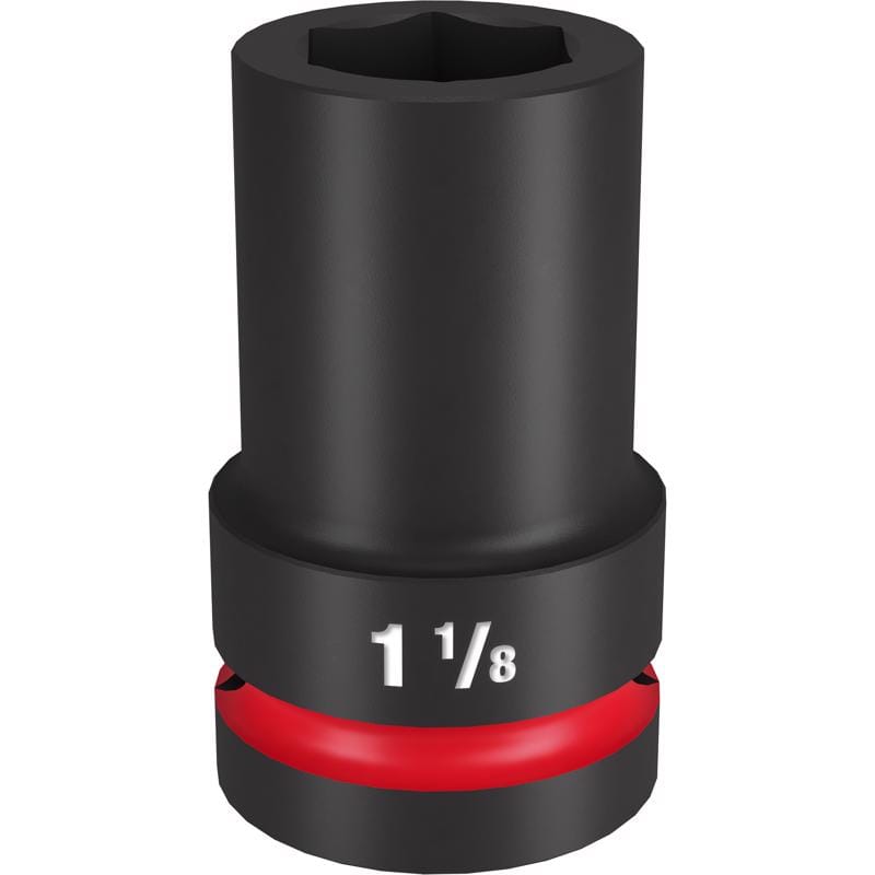 Milwaukee 49-66-6506 1-1/8 in. X 1 in. drive SAE 6 Point Deep Impact Socket 1 pc